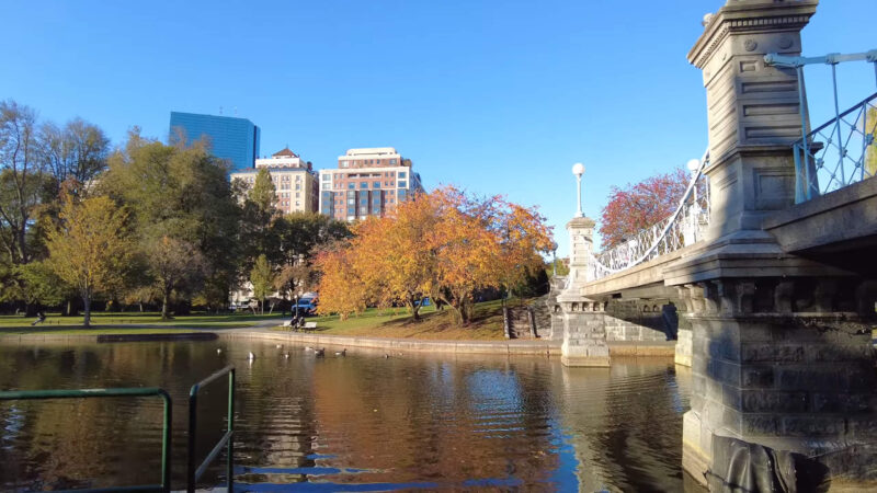 Boston Common Park in Fall