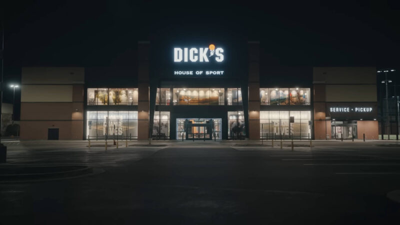 Dicks House of Sport at Night